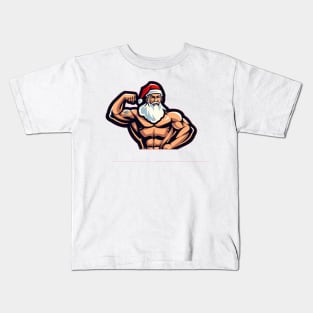 Santa gym Kids T-Shirt